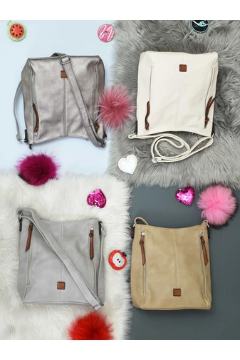 Fekete műbőr Crossbody táska nőknek Bonluo