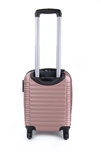 Leonardo Da Vinci rosegold kemény kabinbőrönd Wizzair méretben (40x30x20cm)