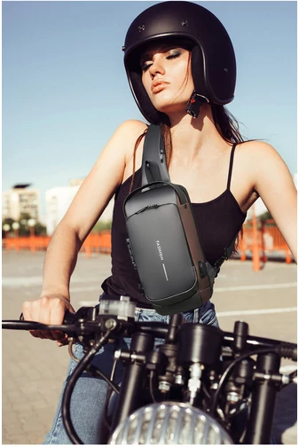 Bonluo Geantă Crossbody Neagră Din Imitație De Piele Cu Cifru De Securitate