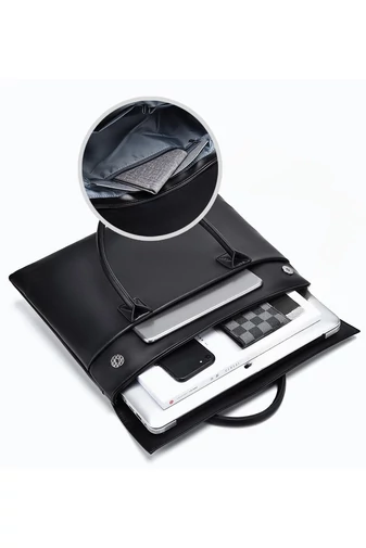 Bonluo Geantă De Laptop Neagră De 14 Inch Din Material Impermeabil