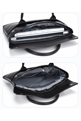 Bonluo Geantă De Laptop Neagră De 14 Inch Din Material Impermeabil
