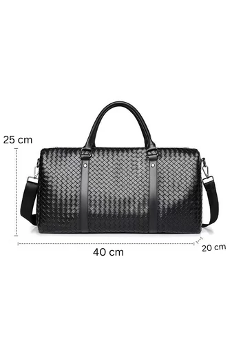 Bonluo Geantă De Voiaj Maro Din Piele Ecologică De Dimensiuni Ryanair/Wizzair (25*40*20cm)