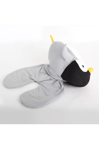 Bonluo Pernă Pentru Gât/Pluș În Formă De Pinguin Ideal Pentru Călătorii 