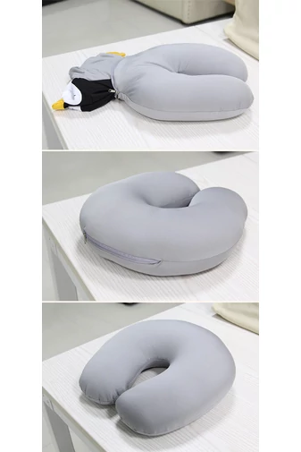 Bonluo Pernă Pentru Gât/Pluș În Formă De Pinguin Ideal Pentru Călătorii 