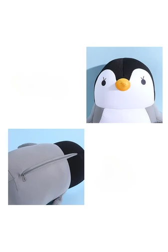 Bonluo Pernă Pentru Gât/Pluș În Formă De Pinguin Ideal Pentru Călătorii 