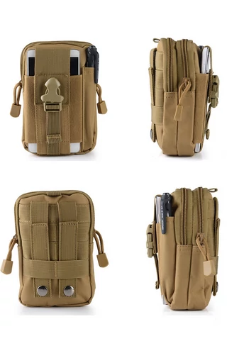 Bonluo Geantă Verde Închis Atașabilă La Rucsac Pentru Militarii Din Material Solid