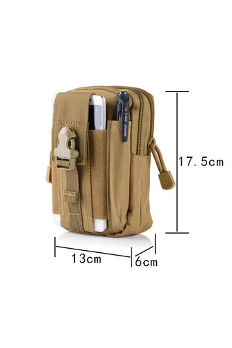 Bonluo Geantă Verde Închis Atașabilă La Rucsac Pentru Militarii Din Material Solid