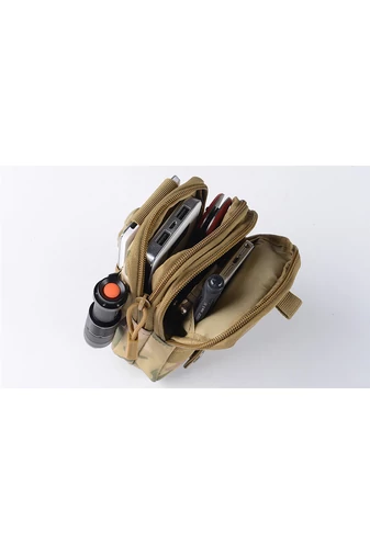 Bonluo Geantă Verde Închis Atașabilă La Rucsac Pentru Militarii Din Material Solid