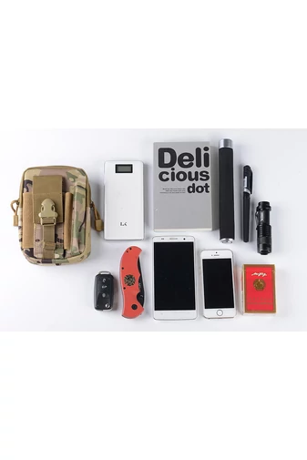 Bonluo Geantă Verde Închis Atașabilă La Rucsac Pentru Militarii Din Material Solid