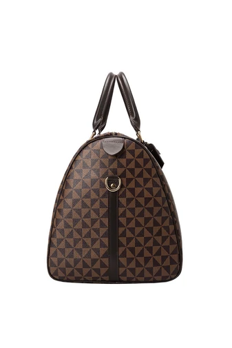 Nagyméretű Prémium Minőségű Barna Designer Utazótáska (28x53x26cm)