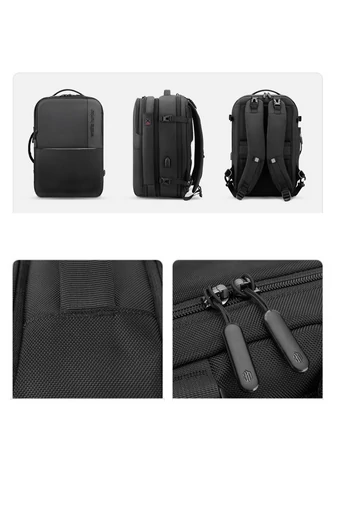 Arctic Hunter Rucsac Albastru Închis 2în1 Business Și Călătorii, Cu Parte Detașabilă, Dimensiunea 45*30*22 cm