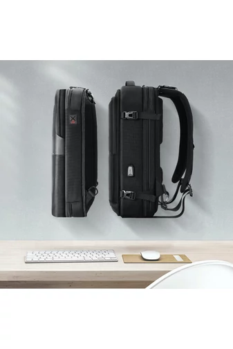 Arctic Hunter Rucsac Albastru Închis 2în1 Business Și Călătorii, Cu Parte Detașabilă, Dimensiunea 45*30*22 cm