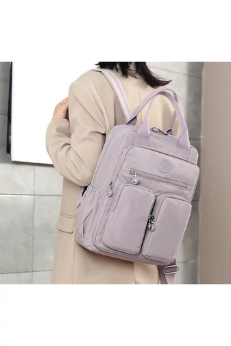 Bonluo Rucsac Roz Închis Multifunctional Cu Multiple Buzunare de Dimensiune Wizzair ( 40*30*20cm)
