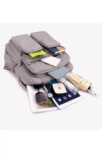 Bonluo Rucsac Roz Închis Multifunctional Cu Multiple Buzunare de Dimensiune Wizzair ( 40*30*20cm)