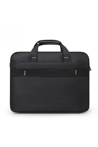 Bonluo Servietă Neagră Din Material Rezistent Extensibil Și Spațiu Pentru Laptop Dimensiune Maximă 15.6inch