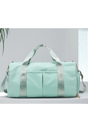 Bonluo Geantă De Voiaj Verde Deschis Cu Un Compartiment Pentru Pantofi , Dimensiune Medie 50*25*30cm