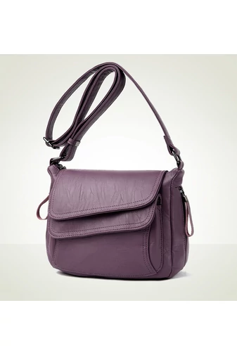 Bonluo Geantă Crossbody Neagră Din Imitație De Piele Dimensiuni 22*27*14