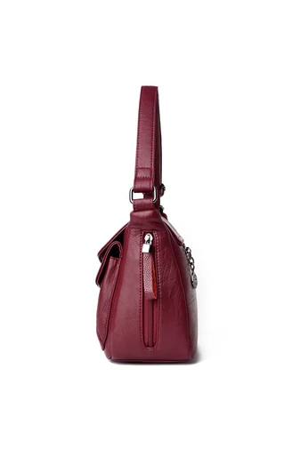 Bonluo Geantă Crossbody Neagră Din Imitație De Piele Dimensiuni 22*27*14