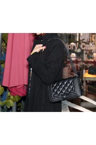 Bonluo Geantă De Umăr/Crossbody Neagră Elegantă Din Imitație De Piele