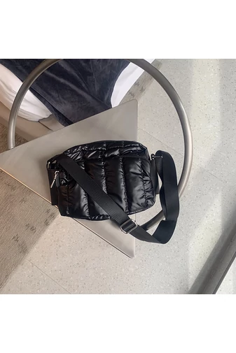 Bonluo Geantă De Umăr/Crossbody Argintiu Metalic Din Material Impermeabil De Dimensiunea 25*20*8 cm 