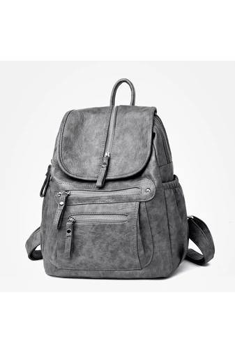 Bonluo Rucsac Damă Negru Din Imitație De Piele De Dimensiunea 34*32*17cm