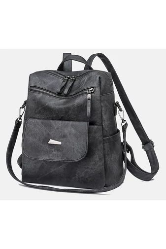 Bonluo Rucsac Gri Din Material Impermeabil Dimensiune 29*30*17cm