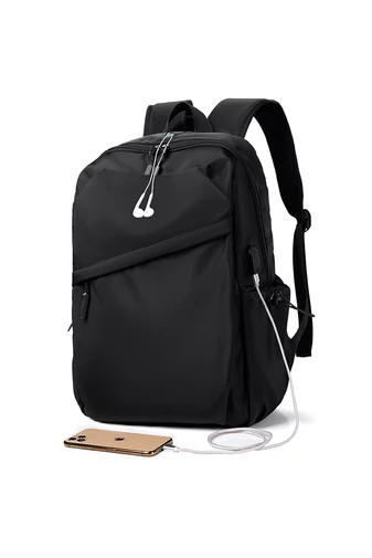 Bonluo Rucsac Negru Impermeabil Cu Atașare La Troler Dimensiune Gratuită Wizzair, Ryanair (40x25x16cm)
