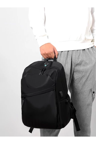 Bonluo Rucsac Negru Impermeabil Cu Atașare La Troler Dimensiune Gratuită Wizzair, Ryanair (40x25x16cm)