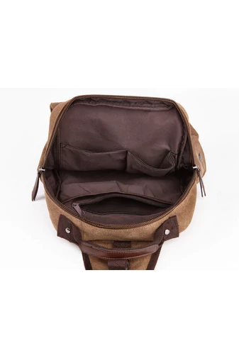 Bonluo Rucsac/Geantă Crossbody Maro Pentru Bărbați Foarte Rezistent Dimensiuni 33*29*11cm