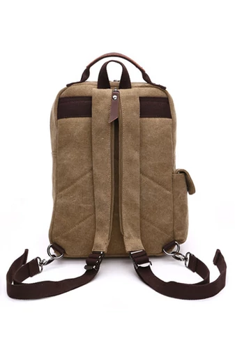 Bonluo Rucsac/Geantă Crossbody Maro Pentru Bărbați Foarte Rezistent Dimensiuni 33*29*11cm