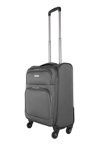 Leonardo Da Vinci Troler De Cabină Gri Din Material Textil Dimensiune Wizz-air (55x40x20)