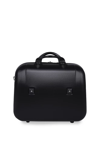 ORMI Set Valize Negre Cu Perete Rigid Cu Atașare la Troler Dimensiune WIZZ-AIR Lacăt Cu Cifru Inclus