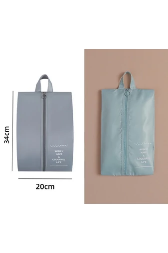 Bonluo Set Organizator Albastru Deschis Ideal Pentru Călătorii Sau Organizare Dulap( 10buc)