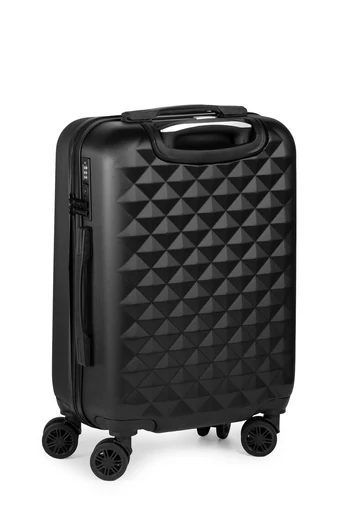 Kabinbőrönd Keményfalú Kézipoggyász Wizz Air Méretben Bonluo Fekete 55X34X20cm