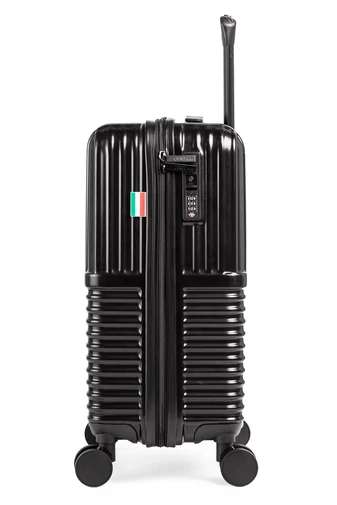 Troler De Cabină Ormi Negru De Calitate Premium Exterm De Rezistent La Șocuri Dimensiunea 53*36*22cm