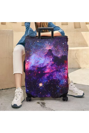 Bonluo Husă Protectoare Model Galaxie Pentru Valiză Mărimea Medie Dimensiuni(62*43*27cm)