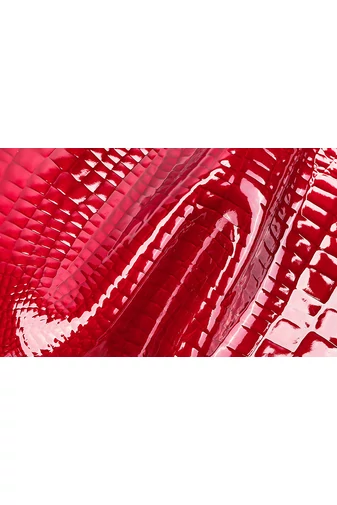 Portofel Bonluo Negru Din Piele Naturală Lăcuită De Dimensiunea 10*12*2.5 cm