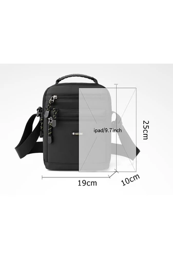 Geantă Crossbody Bonluo De Bărbați Albastra Din Material Impermeabil Dimensiune ( 25*21*8cm)