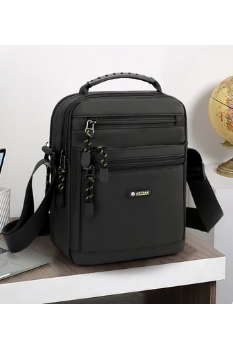 Geantă Crossbody Bonluo De Bărbați Albastra Din Material Impermeabil Dimensiune ( 25*21*8cm)