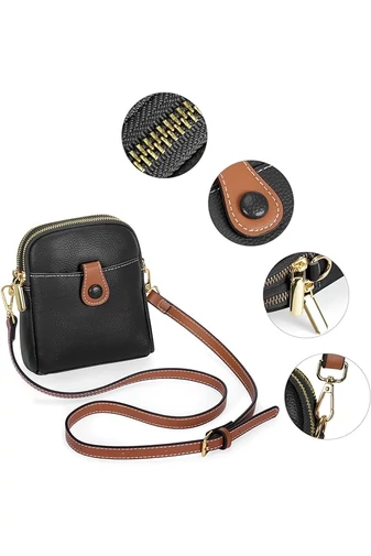 Mini kék valódi bőr Crossbody táska méret (20*14*8cm)