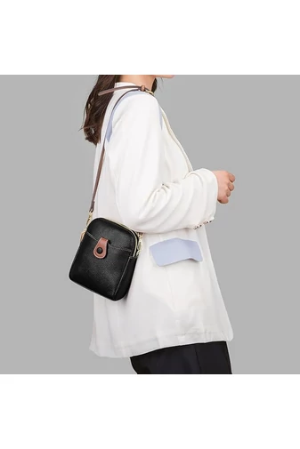 Mini kék valódi bőr Crossbody táska méret (20*14*8cm)