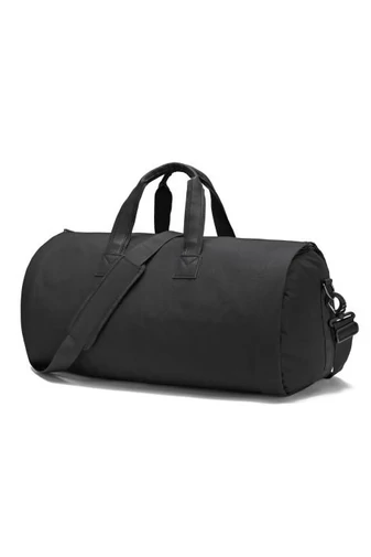 Bonluo Geantă De Voiaj Negru Cu Spațiu Destinat Pentru Costum Din Material Impermeabil (50*30*30 cm) Cu Atașare La Troler