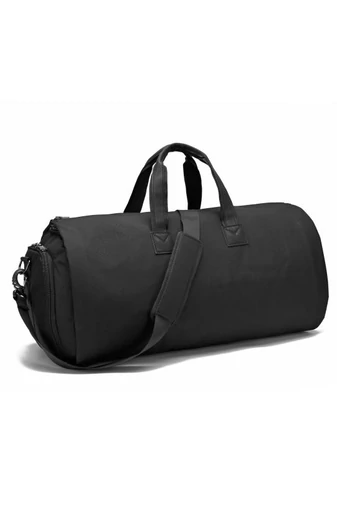 Bonluo Geantă De Voiaj Negru Cu Spațiu Destinat Pentru Costum Din Material Impermeabil (50*30*30 cm) Cu Atașare La Troler