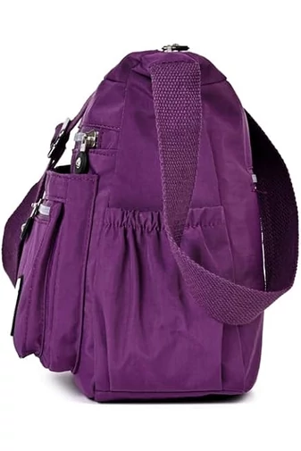 Geantă Crossbody Neagră Bonluo Din Material Impermeabil De Dimensiunea 22*29*12cm 