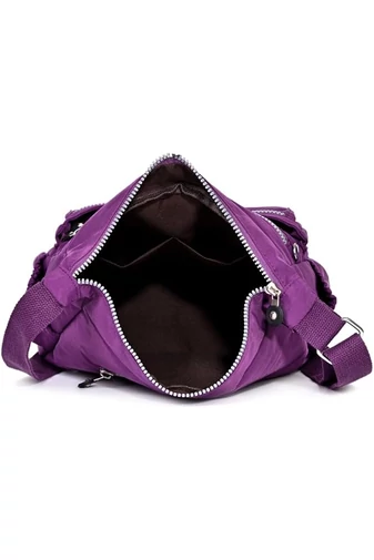 Geantă Crossbody Neagră Bonluo Din Material Impermeabil De Dimensiunea 22*29*12cm 