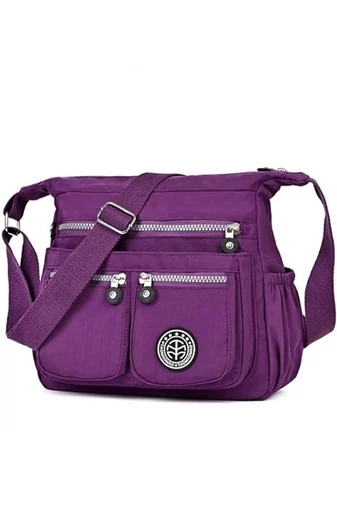 Geantă Crossbody Neagră Bonluo Din Material Impermeabil De Dimensiunea 22*29*12cm 