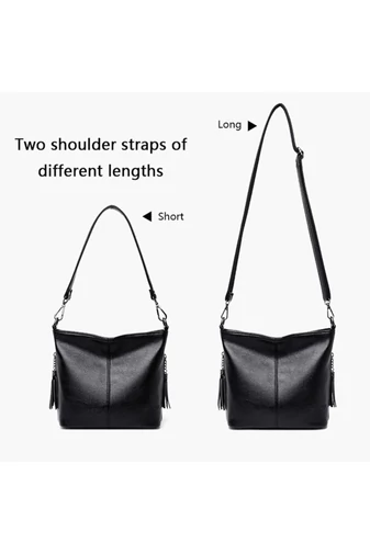 Bonluo Geantă Crossbody Alb Din Imitație De Piele De Dimensiunea 20*27*10cm
