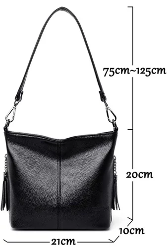 Bonluo Geantă Crossbody Alb Din Imitație De Piele De Dimensiunea 20*27*10cm