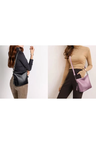 Bonluo Geantă Crossbody Alb Din Imitație De Piele De Dimensiunea 20*27*10cm