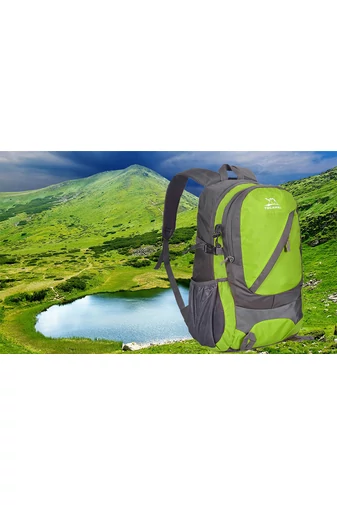 Rucsac Drumeții Bonluo Verde Din Material Impermeabil De Dimensiuni 53*32*22cm
